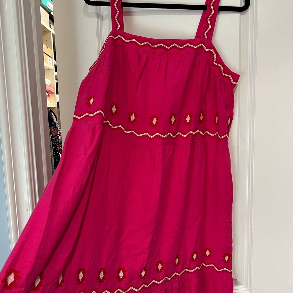 Embroidered vacation Dress